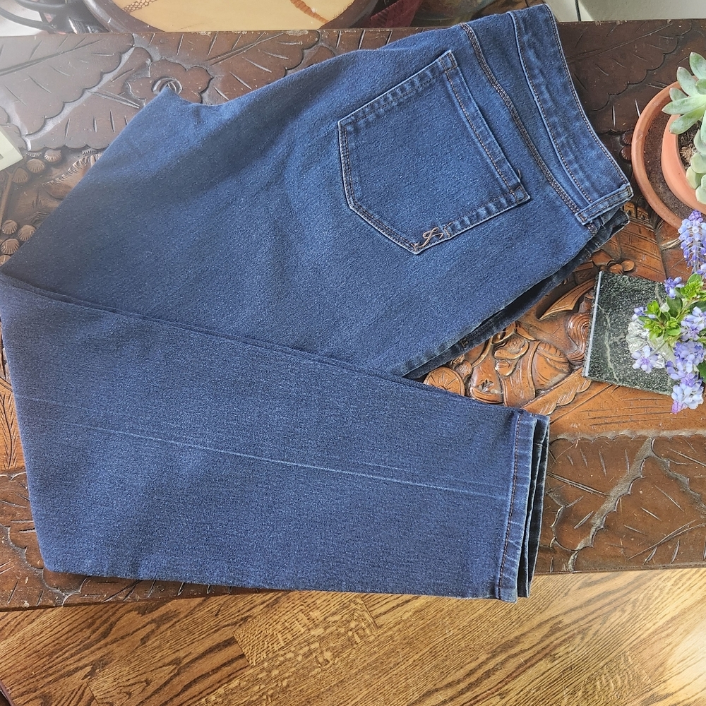 Style Co Sz 14 Medium blue Stretch Skinny Jean
